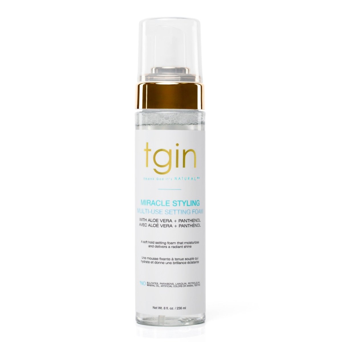 Tgin Miracle Styling Multi - Use Setting Foam 8oz - gtwtoporld.com
