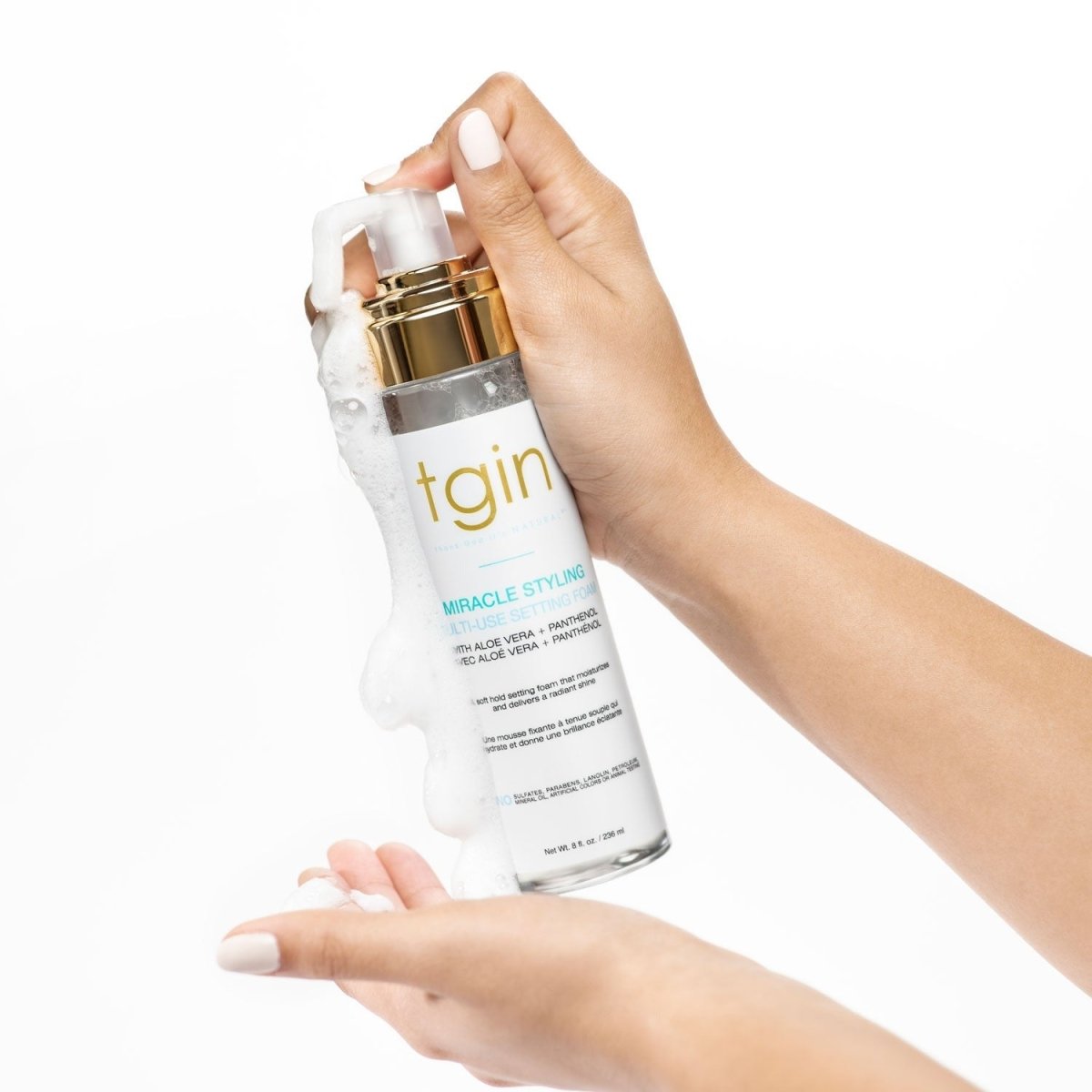 Tgin Miracle Styling Multi - Use Setting Foam 8oz - gtwtoporld.com