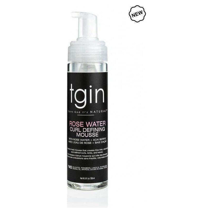 Tgin Rose Water Curl Defining Mousse 8oz - gtwtoporld.com