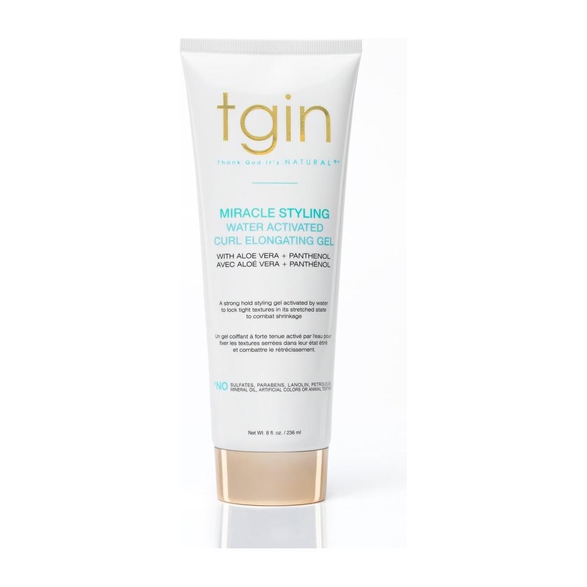 Tgin Water Activated Curl Elongating hair Gel 8oz - gtwtoporld.com