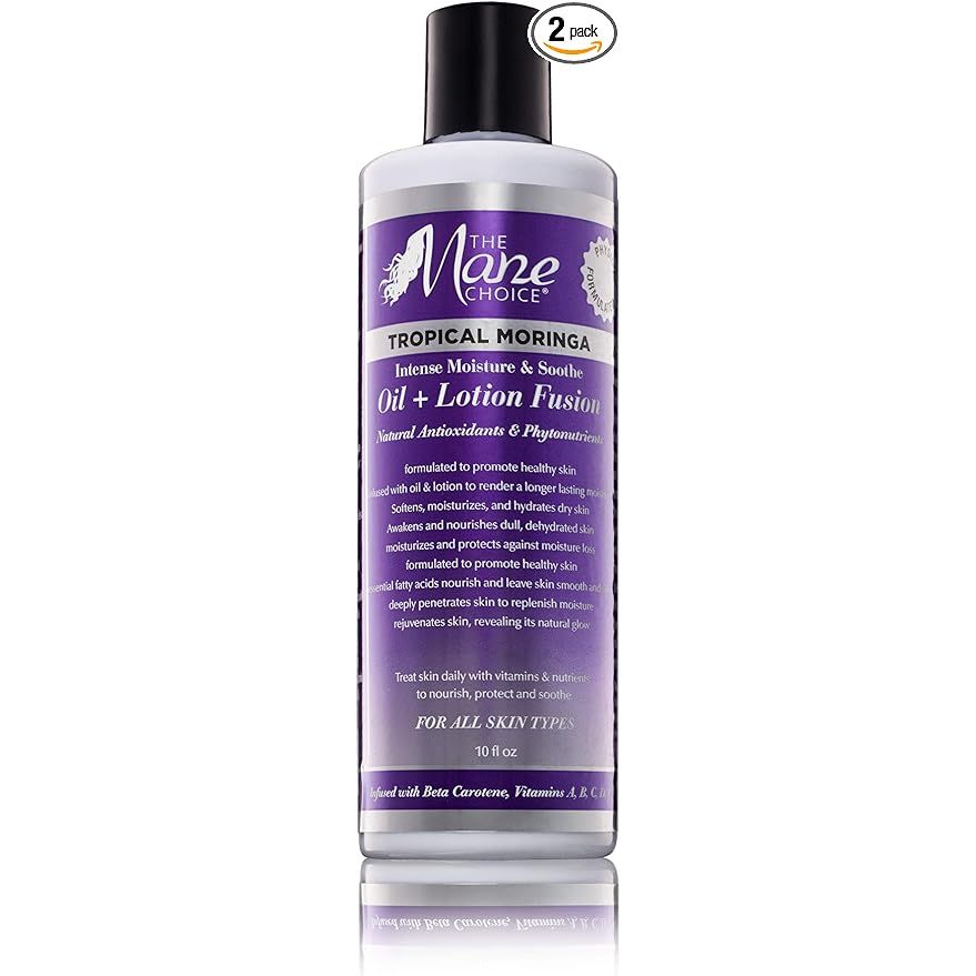 The Mane Choice Tropical Moringa Lotion &amp; Oil Fusion 10oz - gtwtoporld.com