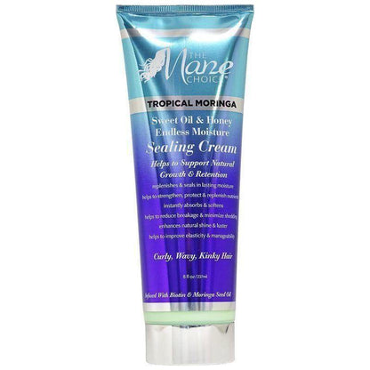 The Mane Choice Tropical Moringa Sweet Oil &amp; Honey Endless Moisture &amp; Sealing Cream 237ml - gtwtoporld.com
