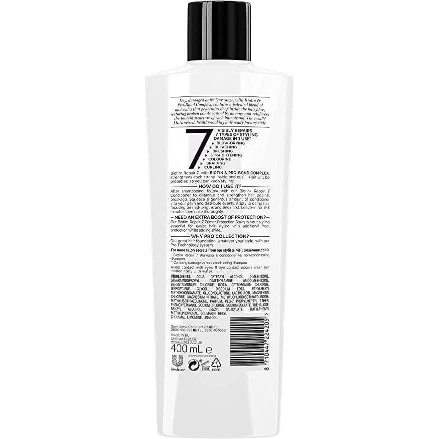 Tresemme Biotin Repair + 7 Conditioner 400ml - gtwtoporld.com