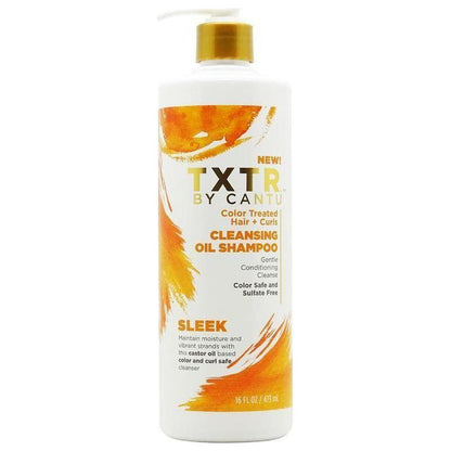 TXTR by Cantu Color Treated Hair + Curls Cleansing Oil Shampoo 473ml - gtwtoporld.com
