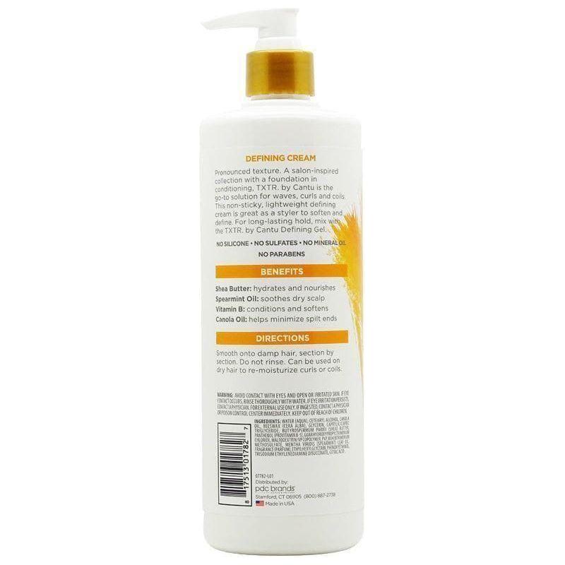 TXTR by Cantu For Curls + Coils Defining Cream 473ml - gtwtoporld.com