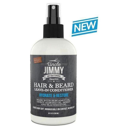 Uncle Jimmy Hair &amp; Beard Leave In Conditioner 236ml - gtwtoporld.com