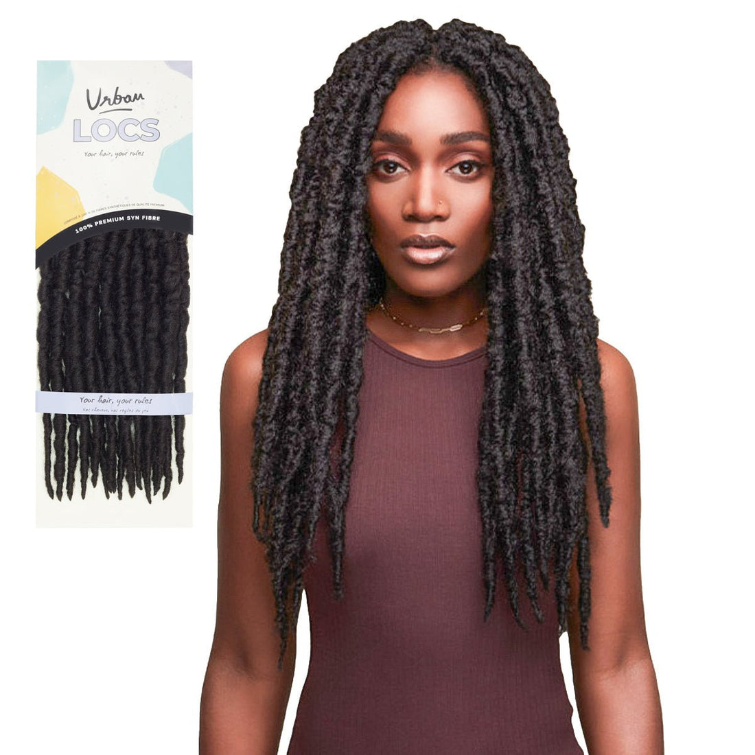 Urban Locs Braid - Rebel Kink Jumbo Locs 19" - gtwtoporld.com
