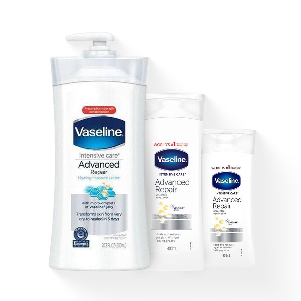 Vaseline Advanced Repair Lotion 200/400/600ml - gtwtoporld.com