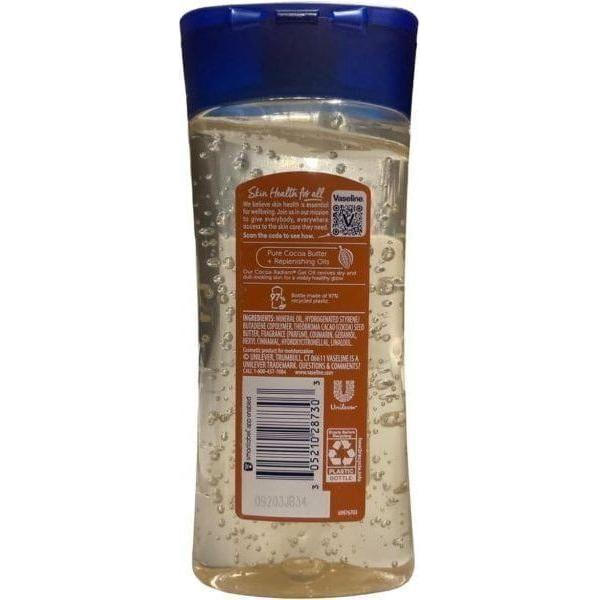 Vaseline Intensive Care Cocoa Radiant Body Gel Oil 6.8 oz / Weight : 195g - gtwtoporld.com