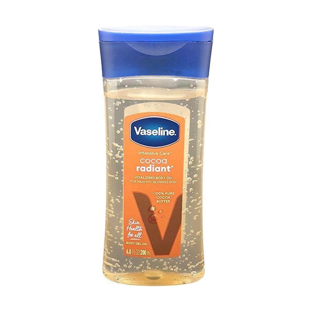 Vaseline Intensive Care Cocoa Radiant Body Gel Oil 6.8 oz / Weight : 195g - gtwtoporld.com