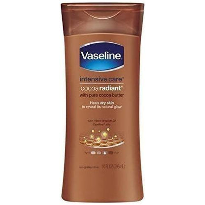 Vaseline Intensive Care Cocoa Radiant with Pure Cocoa Butter 200/295/600ml - gtwtoporld.com