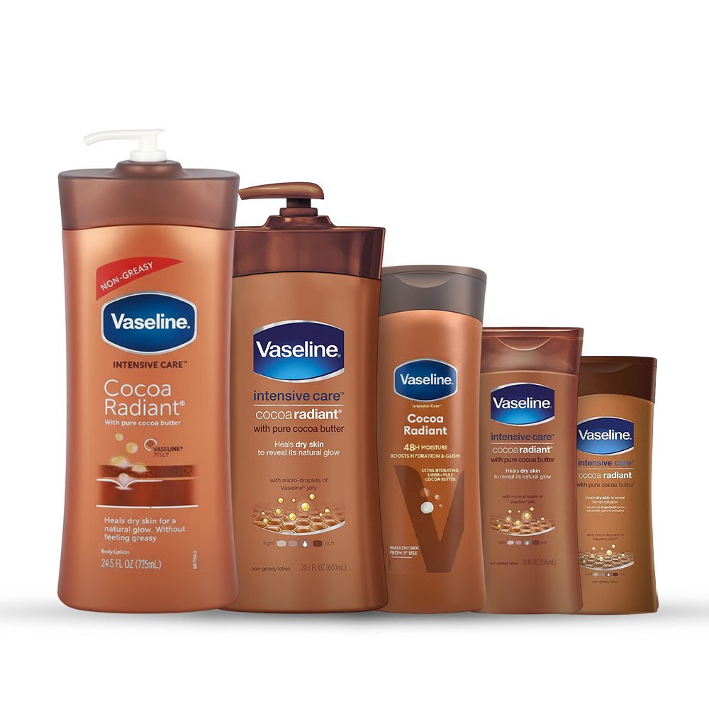 Vaseline Intensive Care Cocoa Radiant with Pure Cocoa Butter Body Lotion - gtwtoporld.com