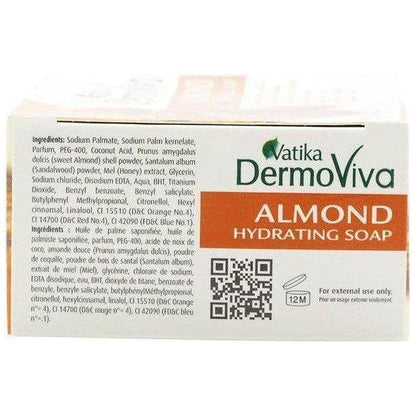 Vatika DermoViva Almond Soap 115g - gtwtoporld.com