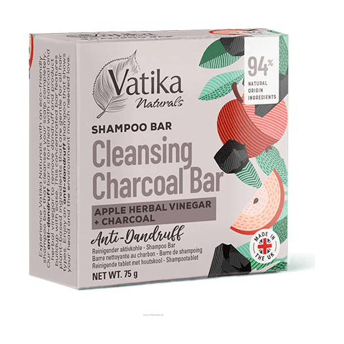 Vatika Naturals Anti - dandruff Cleansing Charcoal Shampoo Bar 75g - gtwtoporld.com
