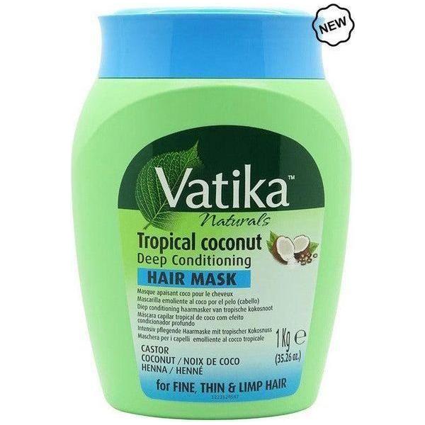 Vatika Naturals Tropical Coconut Deep Conditioning Hair Mask 1kg - gtwtoporld.com