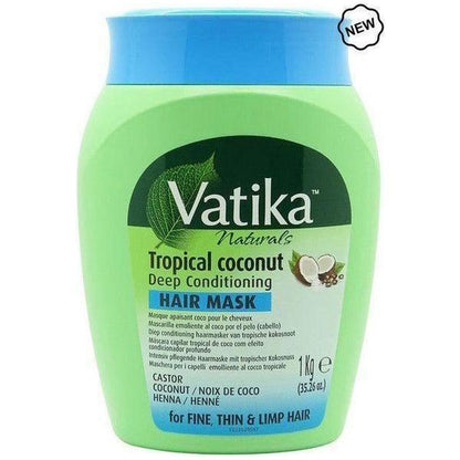 Vatika Naturals Tropical Coconut Deep Conditioning Hair Mask 1kg - gtwtoporld.com