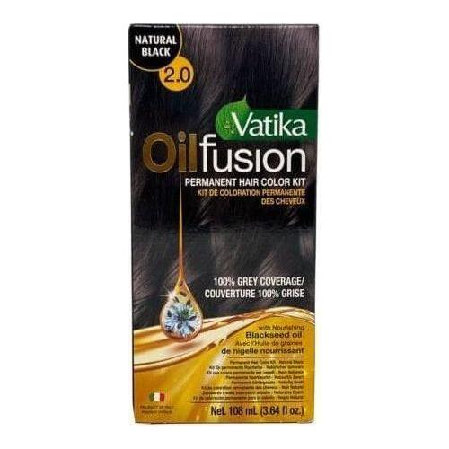 Vatika Oil Fusion Permanent Hair Colour Kit 108ml - gtwtoporld.com