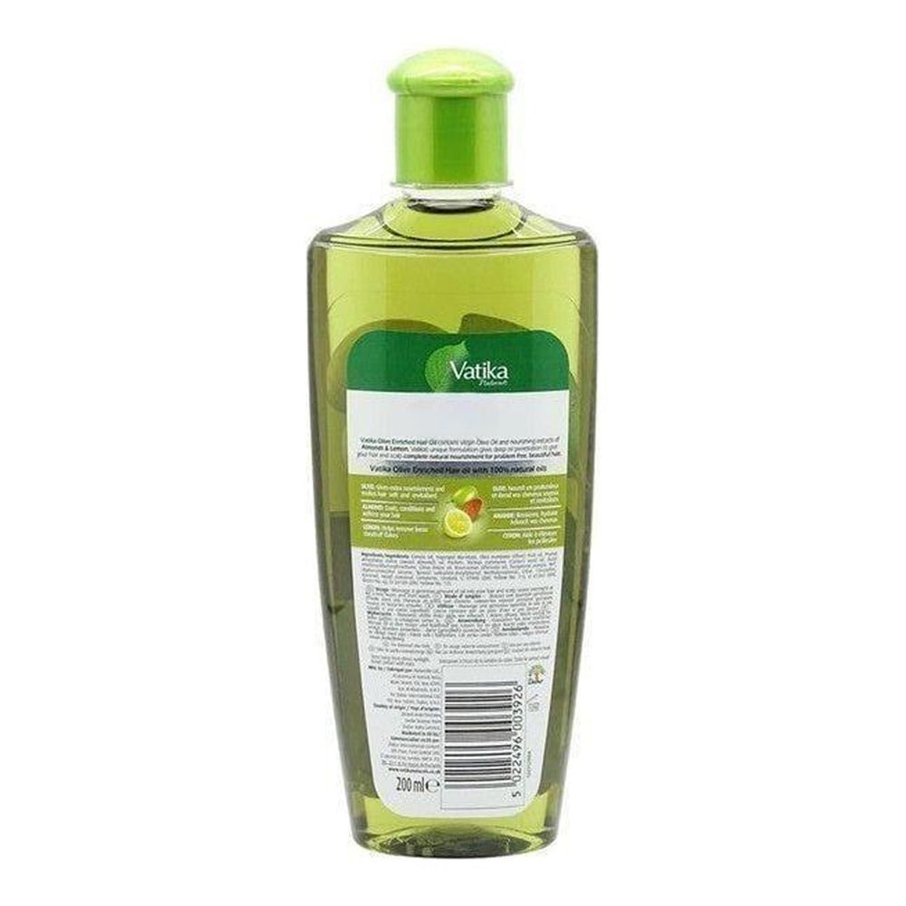 Vatika Olive Enriched Hair Oil 200ml - gtwtoporld.com