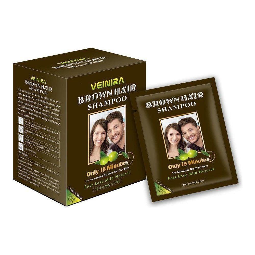 Veinira Hair Color Shampoo 10 Packs of 25ml - gtwtoporld.com