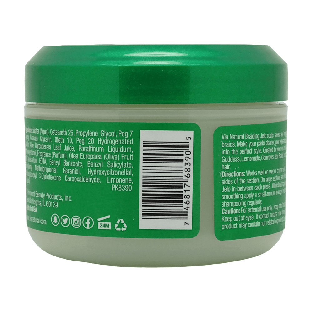 Via Natural Braiding Shine Jelo 8 Oz - gtwtoporld.com