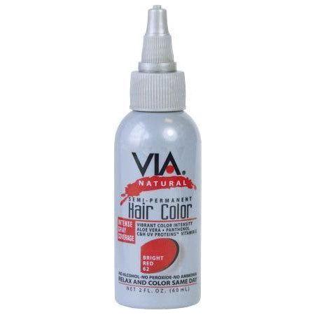 Via Natural Semi - Permanent Hair Color 60ml - gtwtoporld.com