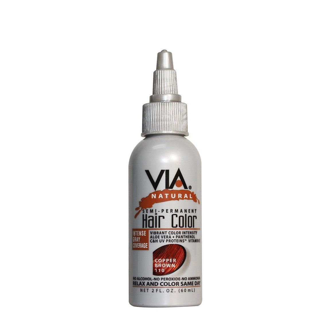 Via Natural Semi - Permanent Hair Color 60ml - gtwtoporld.com