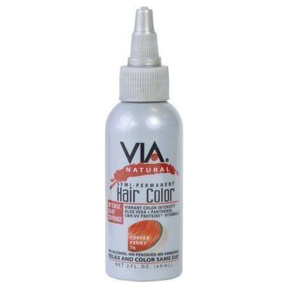 Via Natural Semi - Permanent Hair Color 60ml - gtwtoporld.com