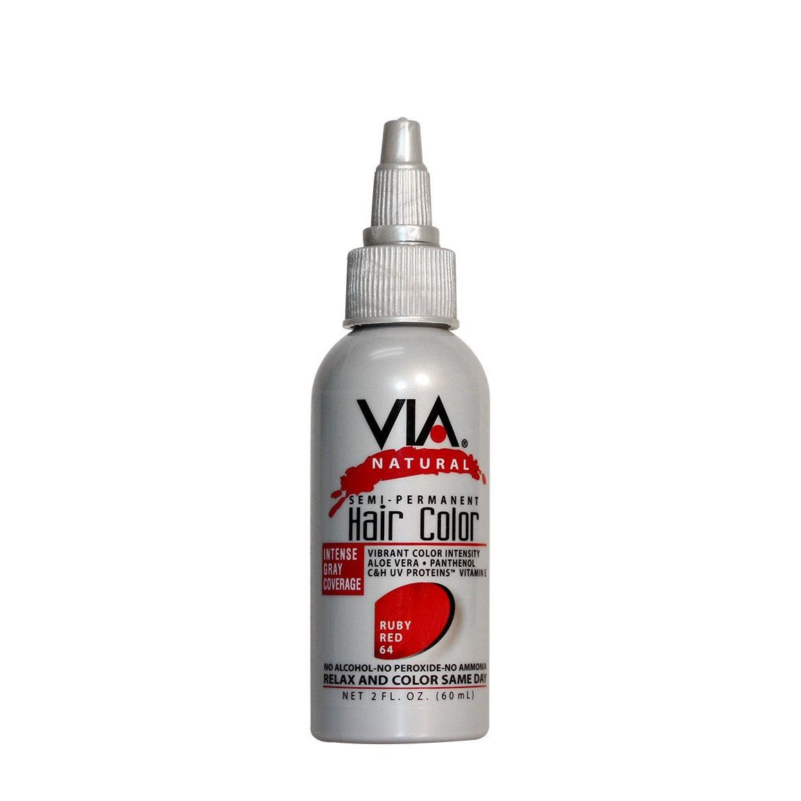 Via Natural Semi - Permanent Hair Color 60ml - gtwtoporld.com
