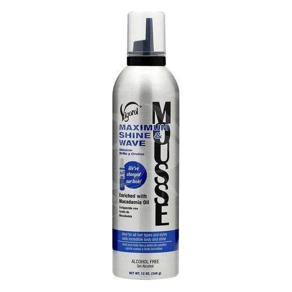 Vigorol Mousse Maximum Shine &amp; Wave 354ml - gtwtoporld.com