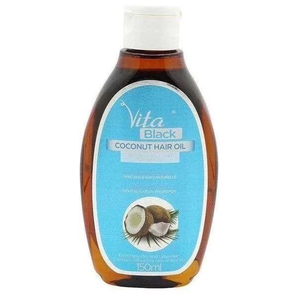 Vita Black Coconut Hair Oil Vitablack 150 ml - gtwtoporld.com