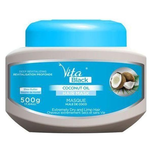 Vita Black Coconut Oil Hair Mask 500g - gtwtoporld.com