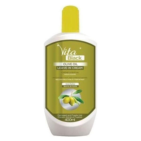 Vita Black Olive Oil Leave - In Cream 400Ml - gtwtoporld.com