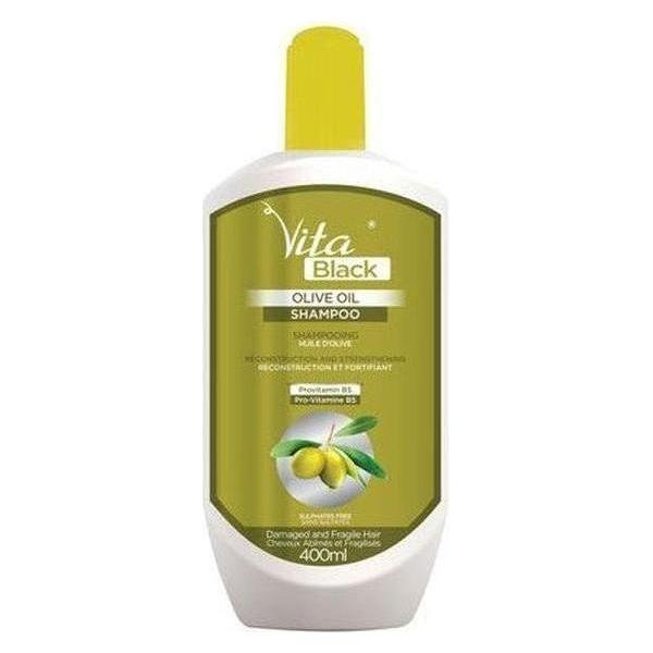 Vita Black Olive Oil Shampoo 400Ml - gtwtoporld.com