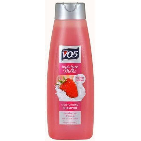 VO5 Moisture Milks Strawberries &amp; Cream Moisturizing Shampoo 443ml - gtwtoporld.com