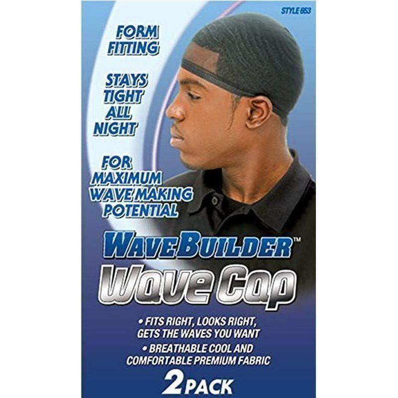 WaveBuilder Wave Cap - Black (2 pack) - gtwtoporld.com