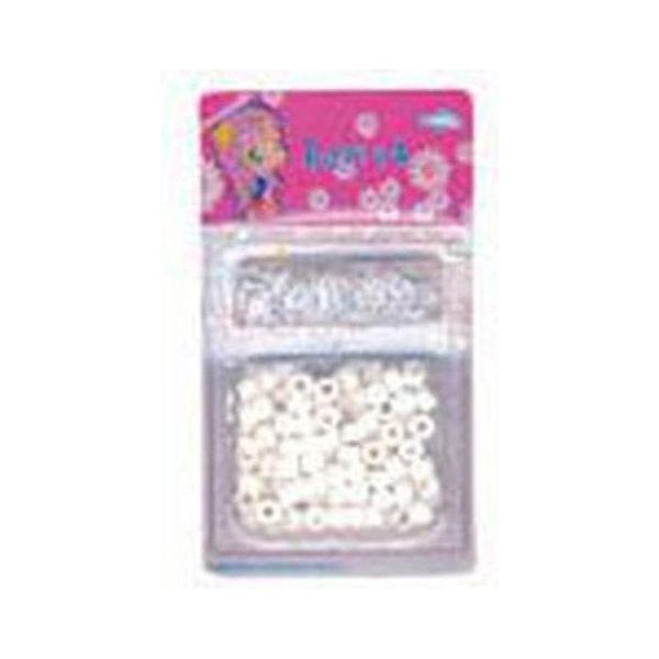 White 120 Beads and Rubber Bands - gtwtoporld.com