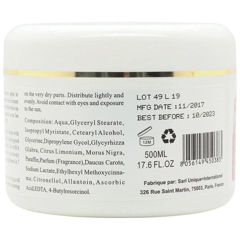 White Express Carrot Lightened Skin in 7 Days Extra Whitening Cream 500ml - gtwtoporld.com