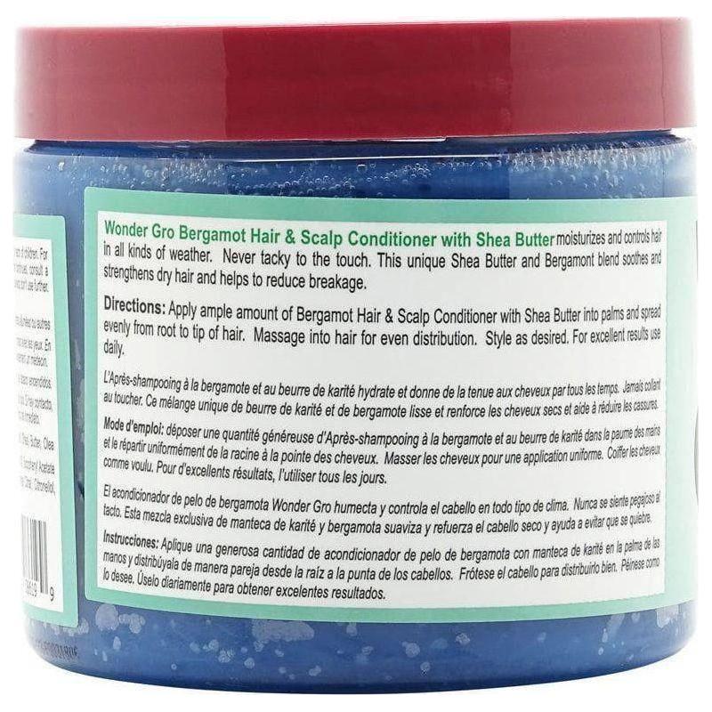 Wonder Gro Bergamot with Shea Butter Hair &amp; Scalp Conditioner 340g - gtwtoporld.com