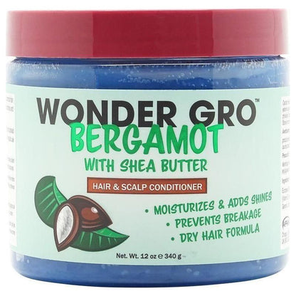 Wonder Gro Bergamot with Shea Butter Hair &amp; Scalp Conditioner 340g - gtwtoporld.com