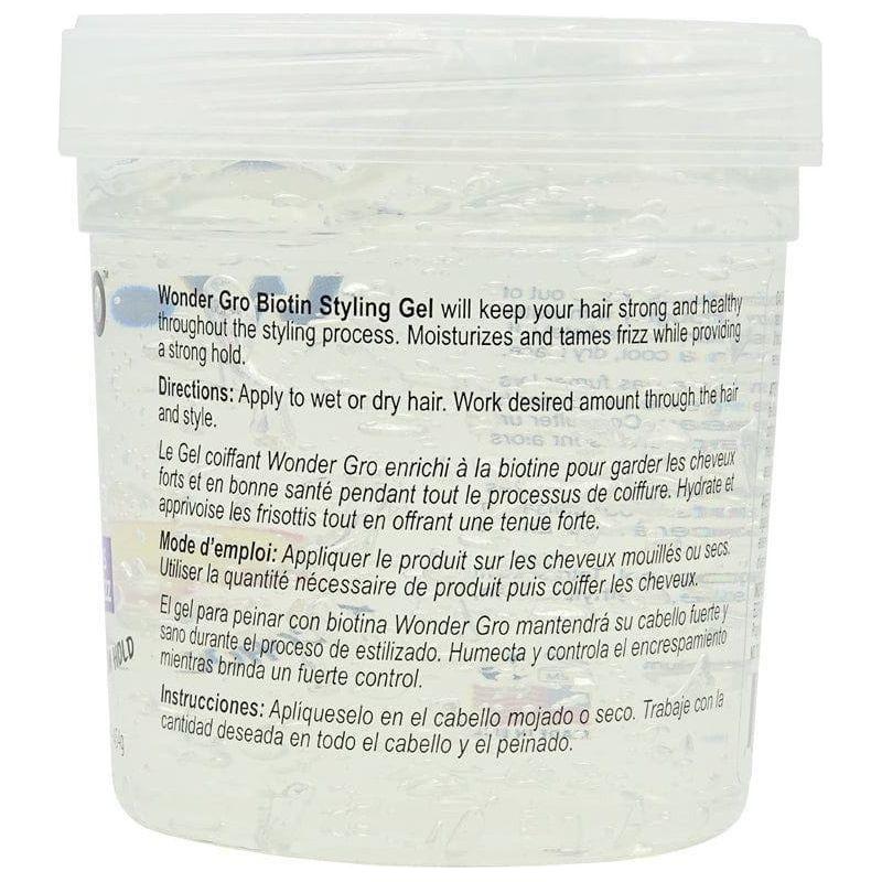 Wonder Gro Biotin Styling Gel 454g - gtwtoporld.com