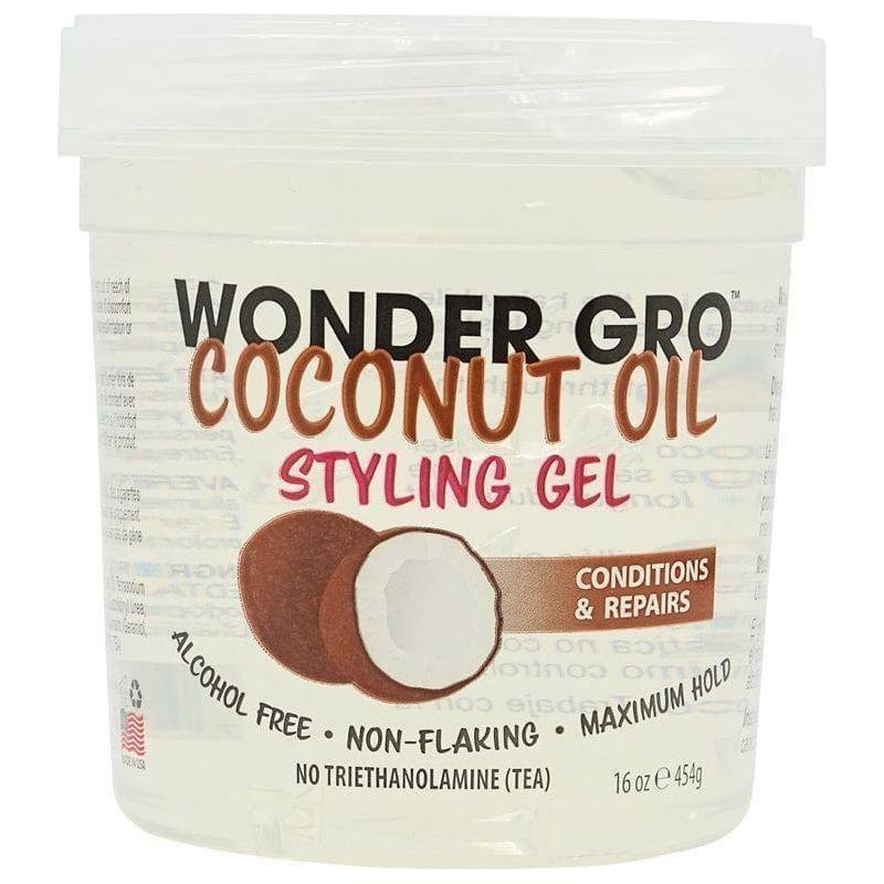 Wonder Gro Coconut Oil Styling Gel 454g - gtwtoporld.com