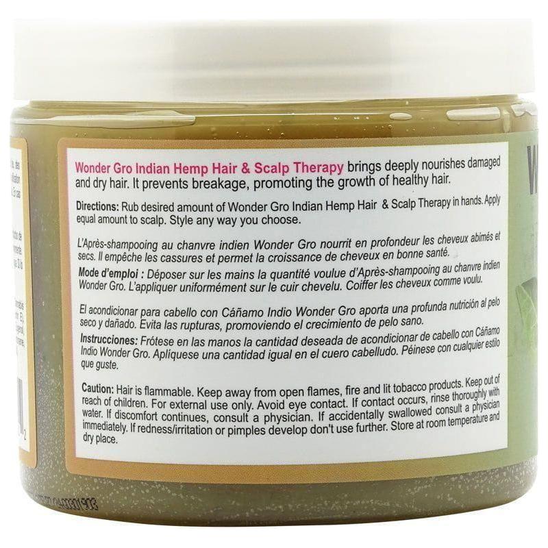 Wonder Gro Indian Hemp Hair &amp; Scalp Therapy 340g - gtwtoporld.com