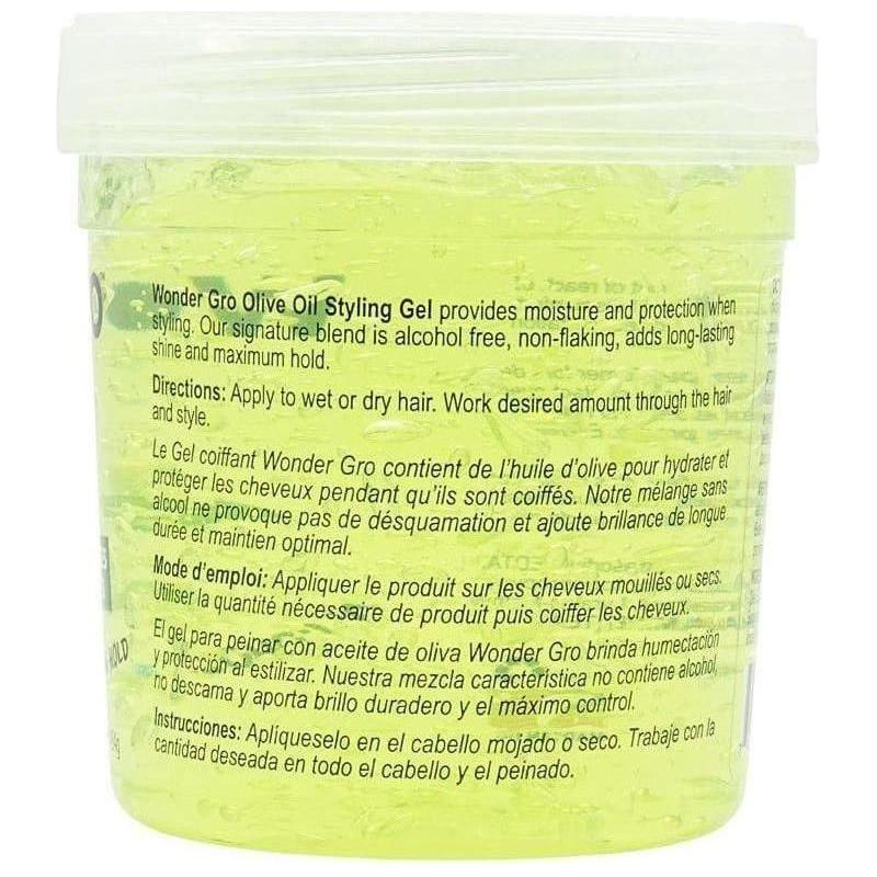 Wonder Gro Olive Oil Styling Gel 454g - gtwtoporld.com