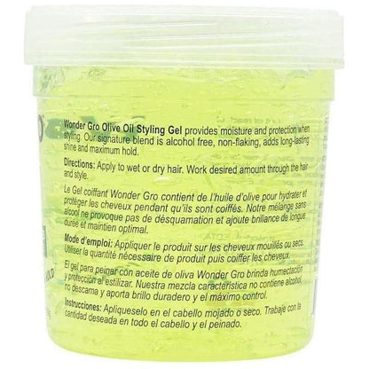 Wonder Gro Olive Oil Styling Gel 454g - gtwtoporld.com