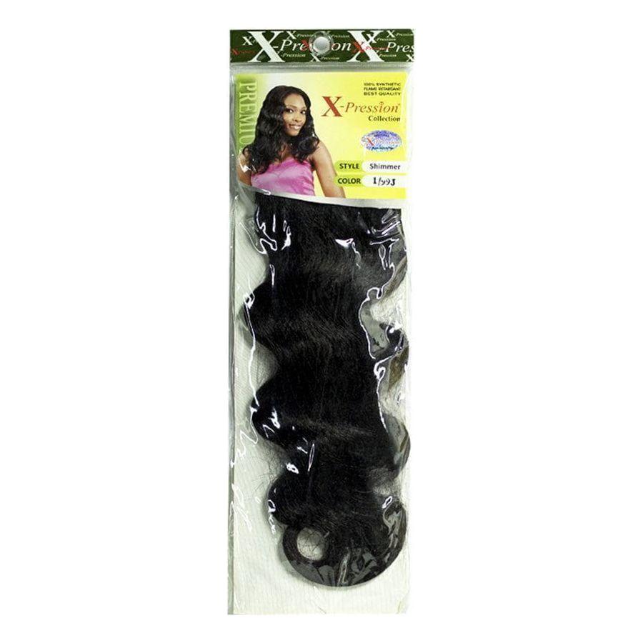 X - Pression Weave - on Shimmer 16 1/2" Synthetic Hair - gtwtoporld.com