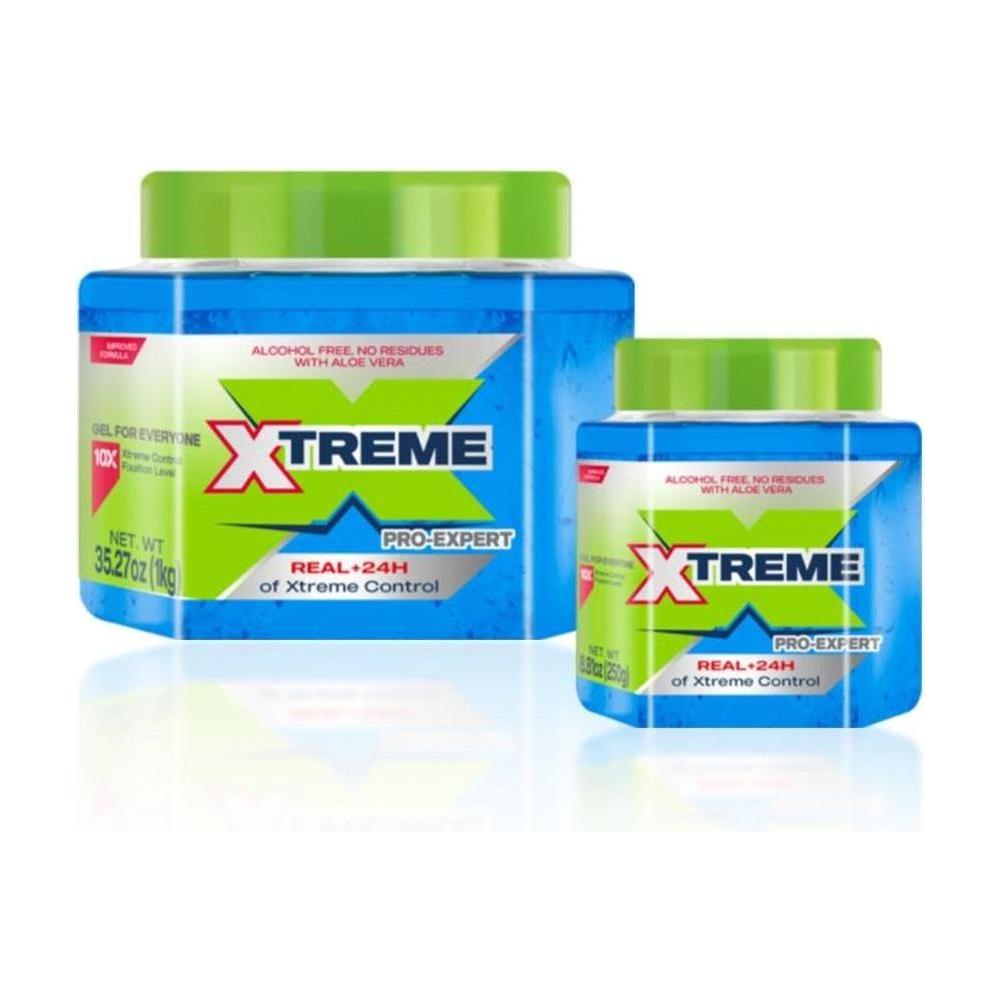 Xtreme Pro - Expert Blue Styling Hair Gel Xtreme Control W Aloe Vera 8.82oz / 35.27oz - gtwtoporld.com