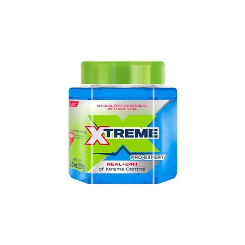 Xtreme Pro - Expert Blue Styling Hair Gel Xtreme Control W Aloe Vera 8.82oz / 35.27oz - gtwtoporld.com