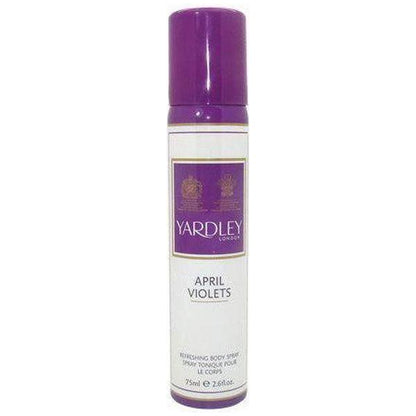 Yardley April Violets Body Spray 75 ml - gtwtoporld.com