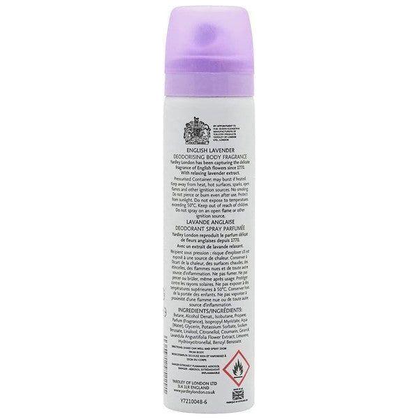 Yardley English Lavender Deodorant Spray Parfume 75ml - gtwtoporld.com
