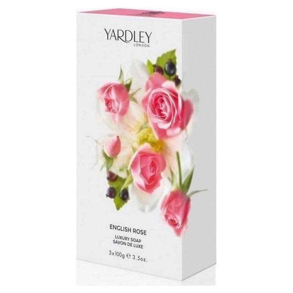 Yardley English Rose Luxury Soap 3 x 100g - gtwtoporld.com